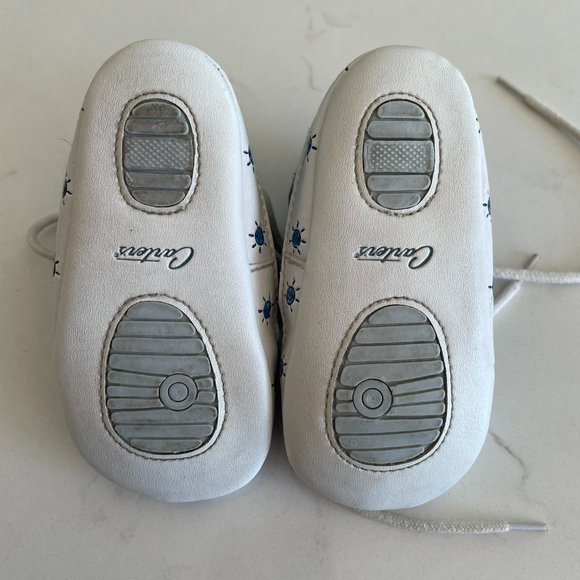 Carter’s Classics Vintage Sneaker Denim High Top Lace Up Baby Shoes Size 4 - Picture 3 of 14